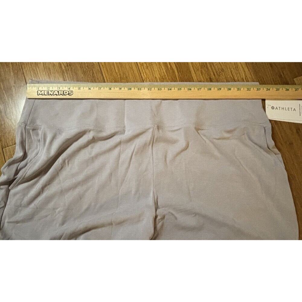 Athleta Seasoft Wide Crop Pant Tinsel Purple Grey Plus Sz 3X NWT $99 Lounge Soft - Picture 6 of 8